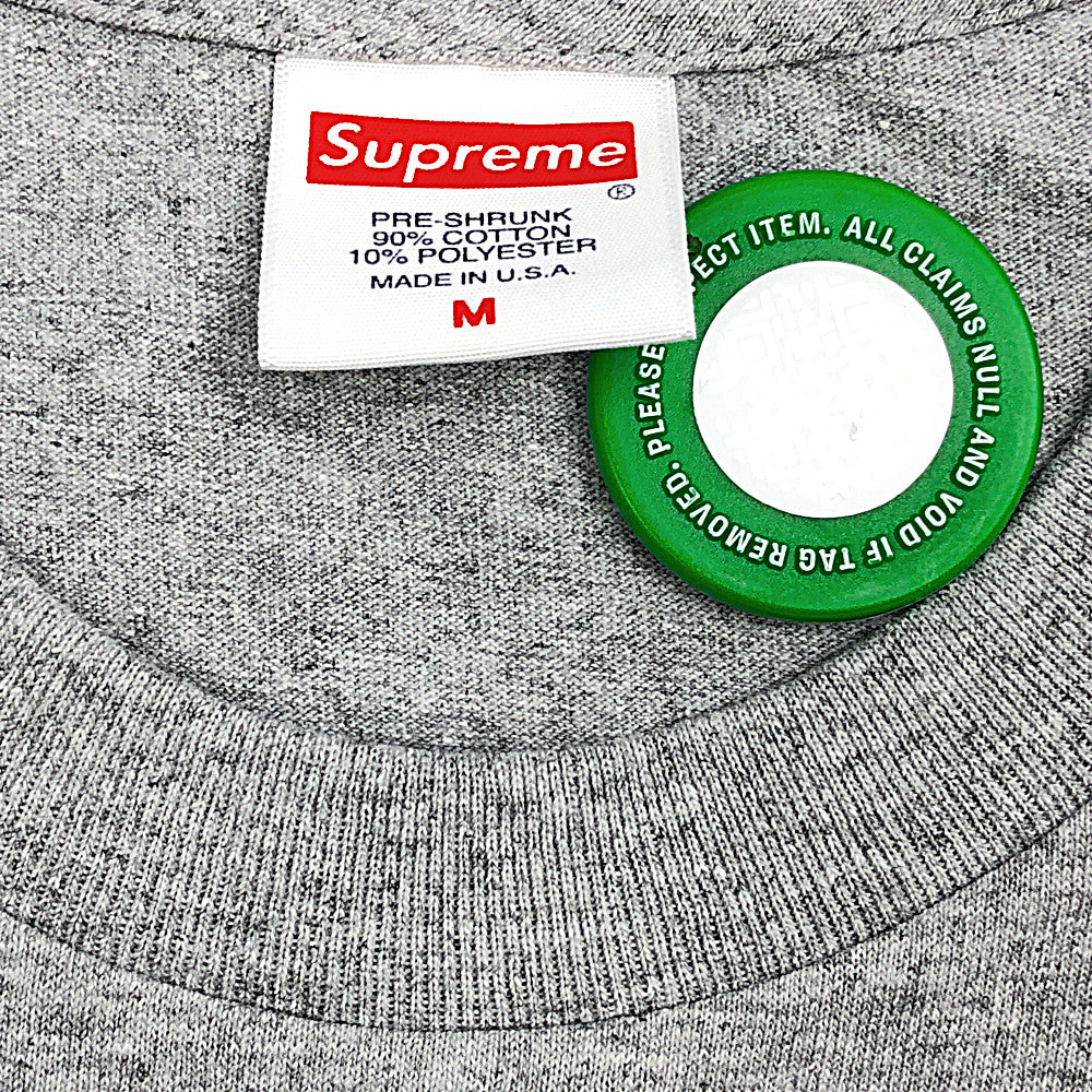 Supreme シュプリーム 20SS Shop Tee HEATHER GREY クラシック ロゴ  Tシャツ グレー系 M【新古品】【未使用】【中古】