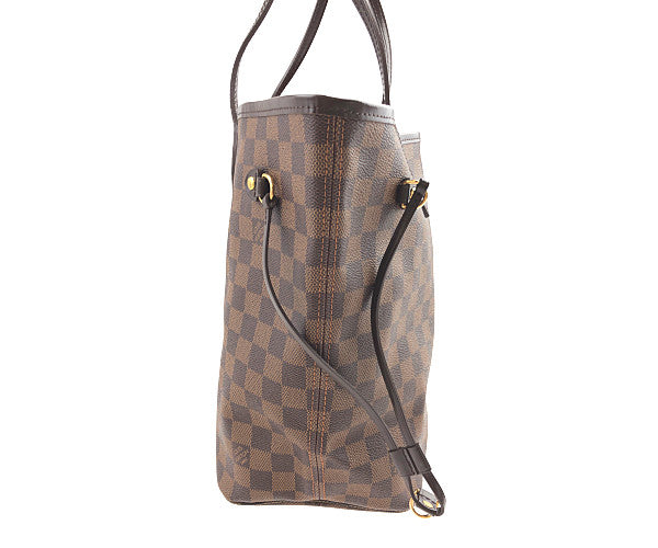 LOUIS VUITTON ルイ・ヴィトン N51105 ネヴァーフルMM ダミエ エベヌ トートバッグ  ブラウン系【美品】【中古】