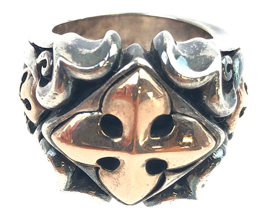 LordCamelot ロードキャメロット LC163 クロスモチーフ リング シルバー系 19号【中古】