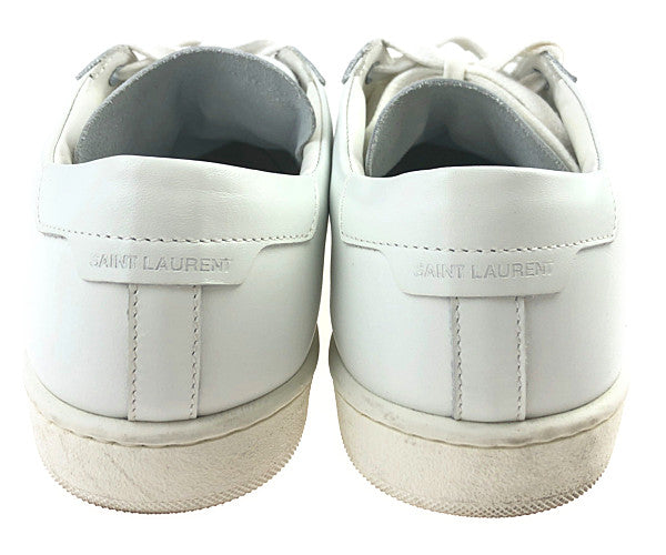 SAINT LAURENT サンローラン 315485 AQ100 ローカット スニーカー ホワイト系 39【中古】