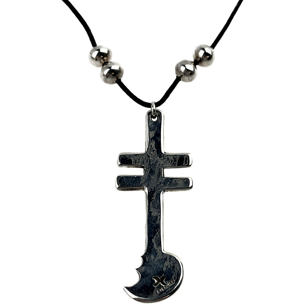 Cippy Crazy Horse シッピークレイジーホース コチティ族 ブロークンハート ネックレス インディアンジュエリー シルバー系【中古】