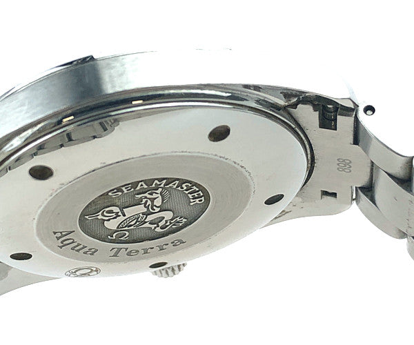 OMEGA オメガ 2518.30 シーマスターアクアテラ SS QZ シルバー文字盤 クォーツ シルバー系【中古】