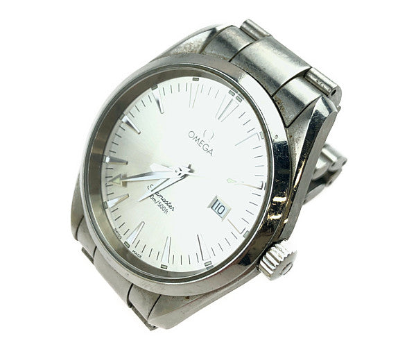 OMEGA オメガ 2518.30 シーマスターアクアテラ SS QZ シルバー文字盤 クォーツ シルバー系【中古】