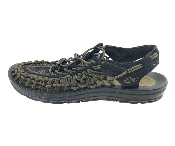 KEEN キーン 1023053 UNEEK ユニーク スポーツ サンダル  ブラック系 カーキ系 26.5cm【中古】