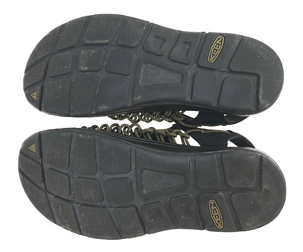 KEEN キーン 1023053 UNEEK ユニーク スポーツ サンダル  ブラック系 カーキ系 26.5cm【中古】