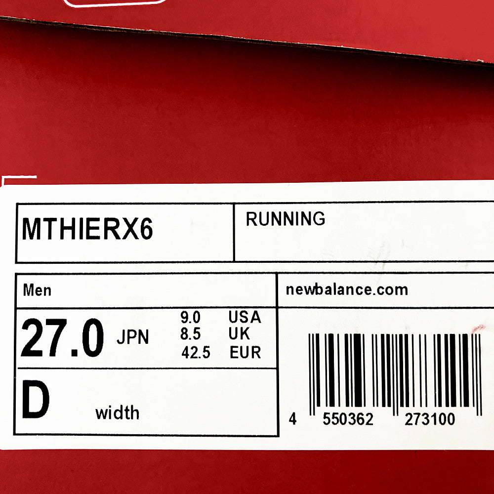 NEW BALANCE ニューバランス MTHIERX6  FRESH FOAM HIERRO v6 ヒエロ GORE-TEX ゴアテックス トレイル ランニング シューズ ブラック系 27cm【中古】