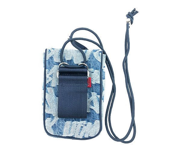 Supreme シュプリーム 22SS Fat Tip Jacquard Denim Neck Pouch ファット チップ ジャガード デニム ネック ポーチ ライトブルー系【新古品】【未使用】【中古】