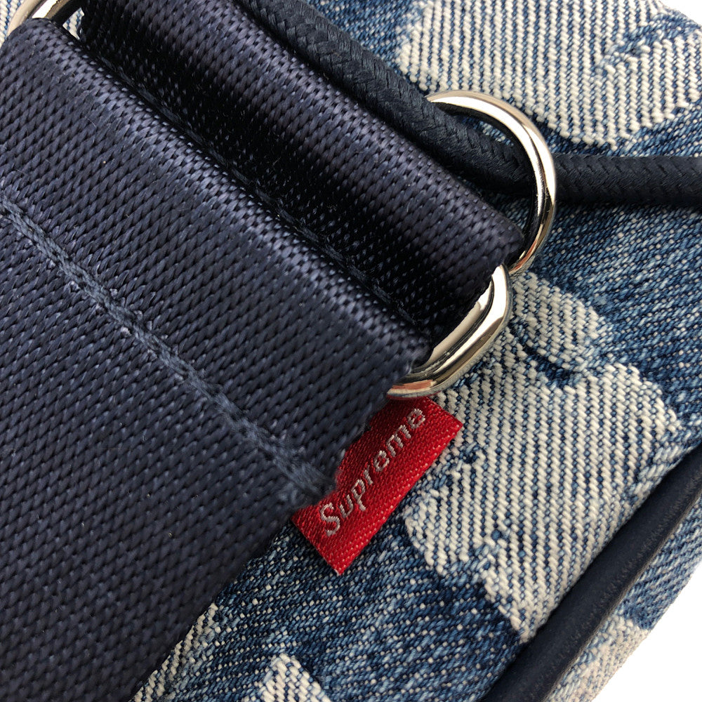 Supreme シュプリーム 22SS Fat Tip Jacquard Denim Neck Pouch ファット チップ ジャガード デニム ネック ポーチ ライトブルー系【新古品】【未使用】【中古】
