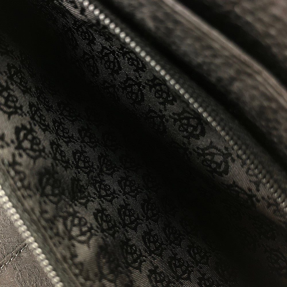 Dunhill ダンヒル D-EIGHT ラウンドファスナー ラウンドジップ オーガナイザー マルチケース 長財布 グレー系【中古】
