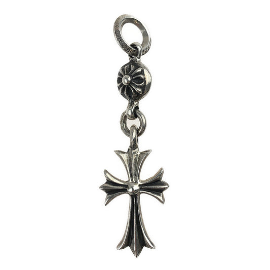 CHROME HEARTS クロムハーツ（原本有） 1B TINY CH CRS 1ボール タイニー クロス ペンダントトップ シルバー系【中古】