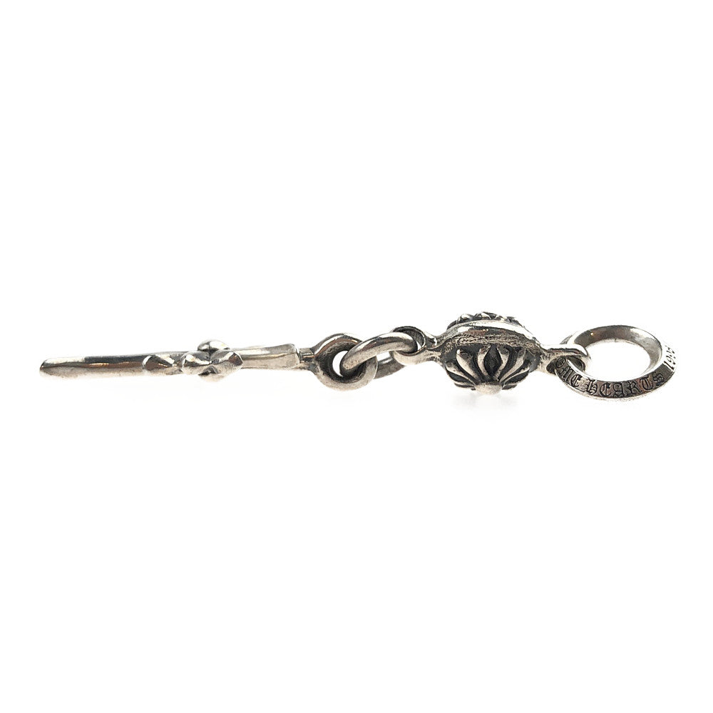 CHROME HEARTS クロムハーツ（原本有） 1B TINY CH CRS 1ボール タイニー クロス ペンダントトップ シルバー系【中古】