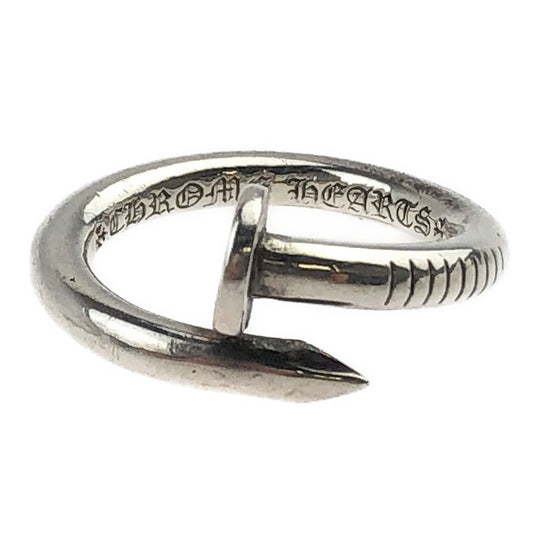 CHROME HEARTS クロムハーツ（原本無） NAIL FLAT ネイル フラット リング シルバー系【中古】