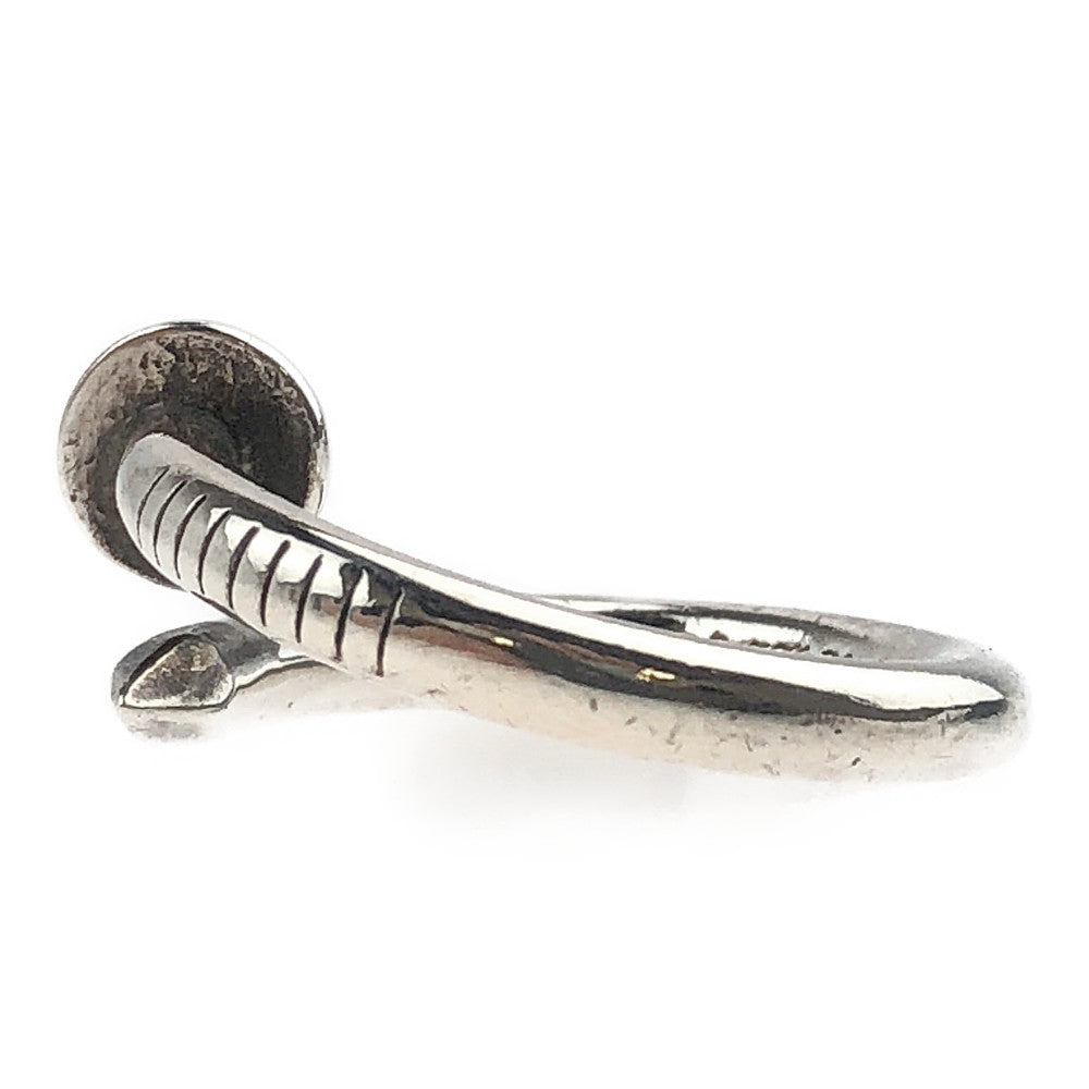 CHROME HEARTS クロムハーツ（原本無） NAIL FLAT ネイル フラット リング シルバー系【中古】