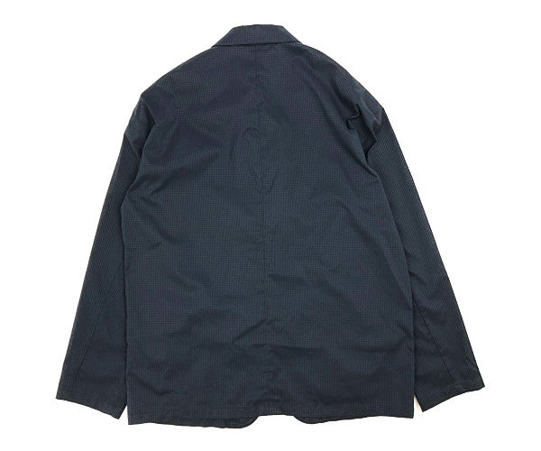 nano universe ナノユニバース TORAY DotAir 高通気性ポリエステル サマー セットアップ ジャケット パンツ ネイビー系 M【中古】