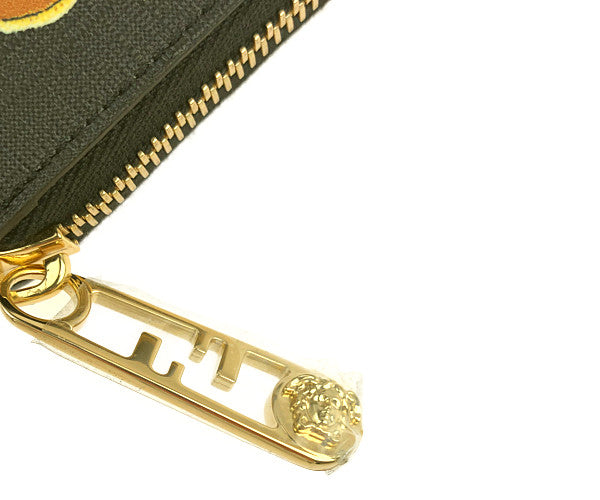 FENDI フェンディ 7M0210AJJ3 VERSACE Fendace Wallet ヴェルサーチ フェンダーチェ ウォレット ブラウン系【極上美品】【中古】