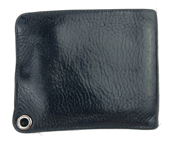 CHROME HEARTS クロムハーツ（原本有） 1SNAP CHクロスボールボタン スナップ ウォレット ブラック系【中古】