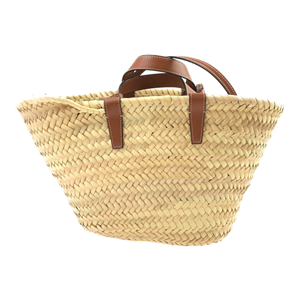 CELINE セリーヌ パニエ ラフィア トート ブラウン系【中古】