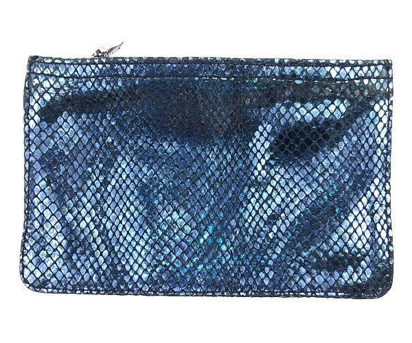 CHROME HEARTS クロムハーツ（原本無） CHANGE PURSE #2 チェンジパース パイソン ブルー系【中古】
