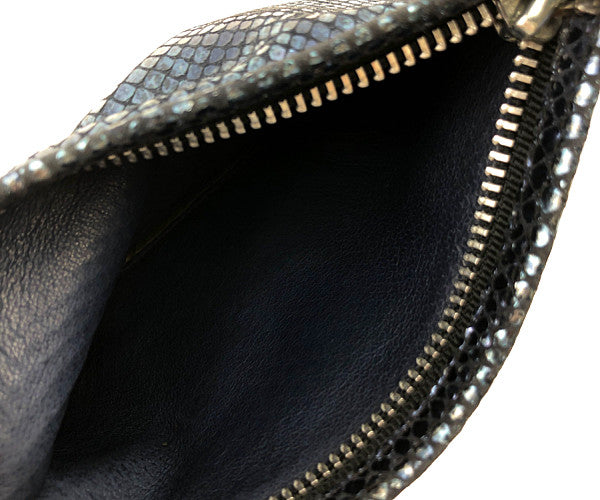 CHROME HEARTS クロムハーツ（原本無） CHANGE PURSE #2 チェンジパース パイソン ブルー系【中古】