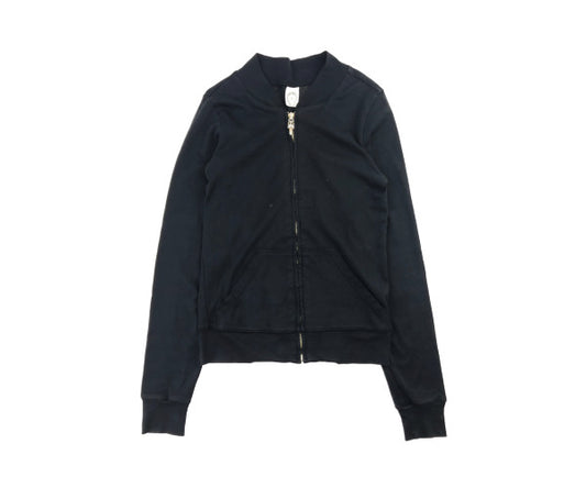 CHROME HEARTS クロムハーツ（原本無） ダガージップ アームプリント カーディガン ブラック系 S【中古】