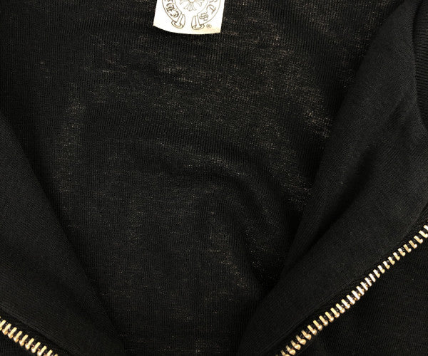 CHROME HEARTS クロムハーツ（原本無） ダガージップ アームプリント カーディガン ブラック系 S【中古】