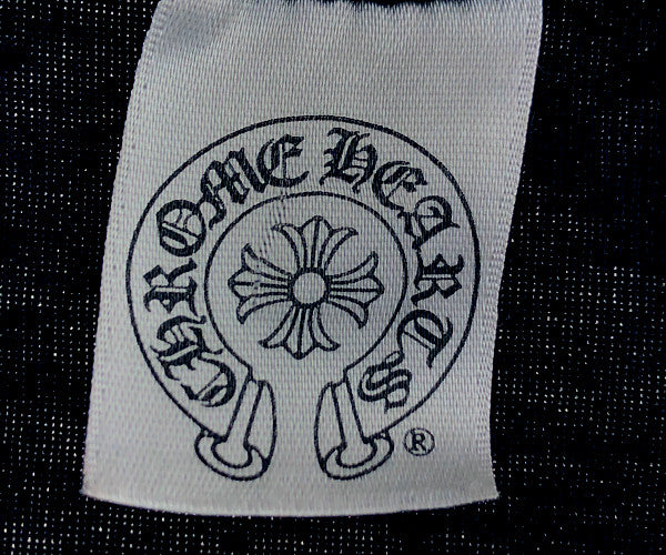 CHROME HEARTS クロムハーツ（原本無） ダガージップ アームプリント カーディガン ブラック系 S【中古】