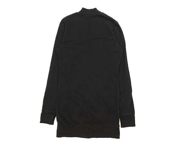 CHROME HEARTS クロムハーツ（原本無） 国内正規品 クロスボールボタン レザーパッチ カーディガン ブラック系 S【中古】