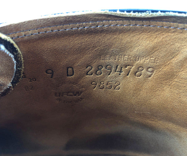 RED WING レッドウィング 9852 犬タグ 復刻 IRISH SETTER CHUKKA Black Klondike アイリッシュセッター チャッカ ブーツ ブラック系 27.0cm【中古】