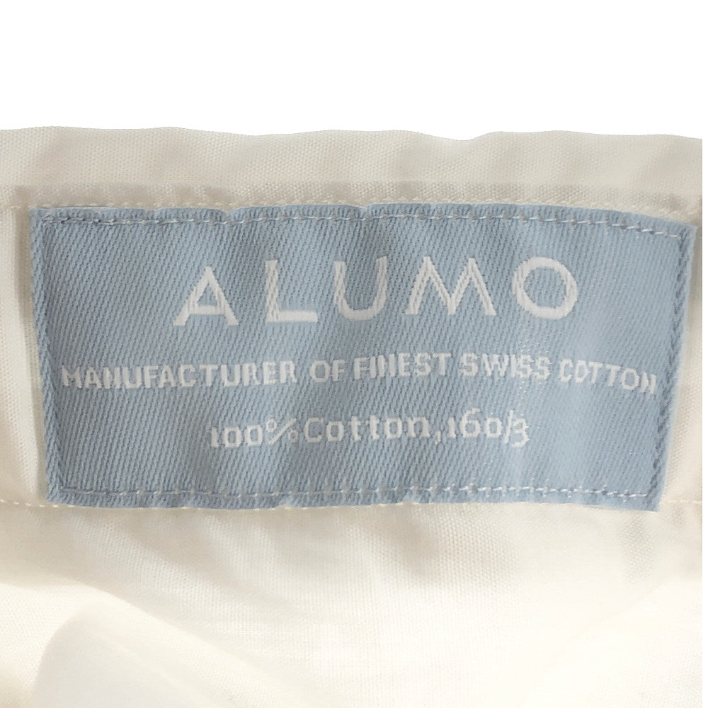 PORTER CLASSIC ポータークラシック 22SS SWISS COTTON WIDE POCKET SHIRT ALUMO FABRIC 160/3 アルモ社スイスコットン ワイドポケット ラウンドカラー 長袖 シャツ ホワイト系 3【中古】