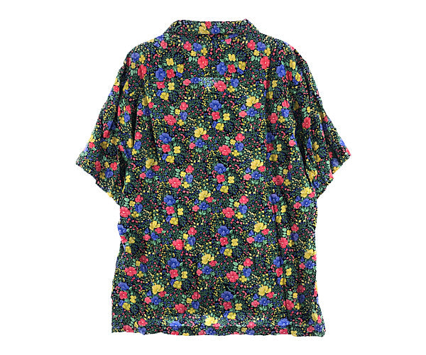 Supreme シュプリーム 19SS Floral Rayon S/S Shirt フローラル レーヨン 半袖 花柄 総柄 シャツ マルチカラー系 M【中古】