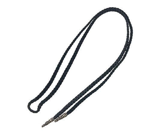 CHROME HEARTS クロムハーツ（原本無） LEATHER BRAID レザー ブレード ブラック系【中古】