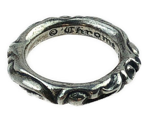 CHROME HEARTS クロムハーツ（原本無） SCRL BAND スクロール バンド リング シルバー系 16.5号【中古】