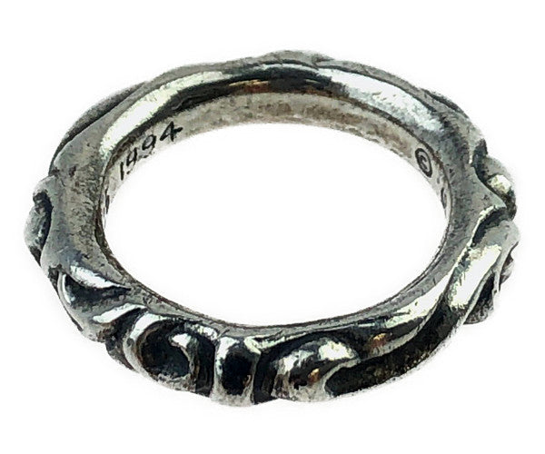 CHROME HEARTS クロムハーツ（原本無） SCRL BAND スクロール バンド リング シルバー系 16.5号【中古】