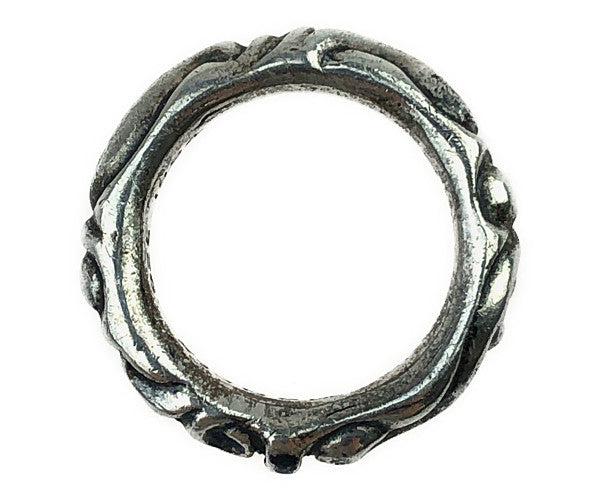 CHROME HEARTS クロムハーツ（原本無） SCRL BAND スクロール バンド リング シルバー系 16.5号【中古】