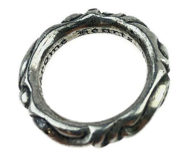 CHROME HEARTS クロムハーツ（原本無） SCRL BAND スクロール バンド リング シルバー系 16.5号【中古】