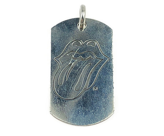 CHROME HEARTS クロムハーツ（原本無） D/TAG LRG LT リップ アンド タン ドッグタグ ラージ シルバー系【中古】