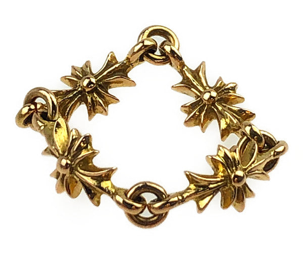 CHROME HEARTS クロムハーツ（原本有） 22K タイニーE CHプラス リング ゴールド系 12号【中古】