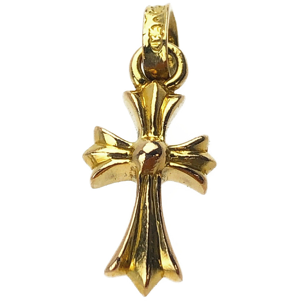 CHROME HEARTS クロムハーツ（原本有） 22K ベイビーファット クロス チャーム ペンダント ゴールド系【中古】