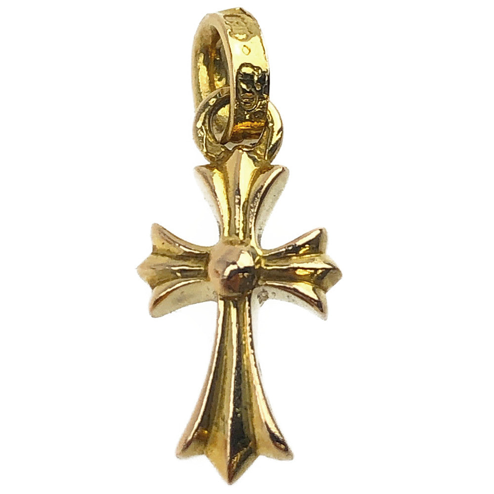 CHROME HEARTS クロムハーツ（原本有） 22K ベイビーファット クロス チャーム ペンダント ゴールド系【中古】