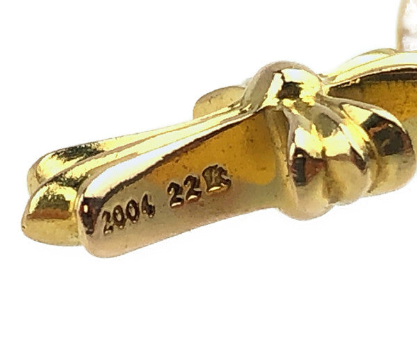 CHROME HEARTS クロムハーツ（原本有） 22K ベイビーファット クロス チャーム ペンダント ゴールド系【中古】
