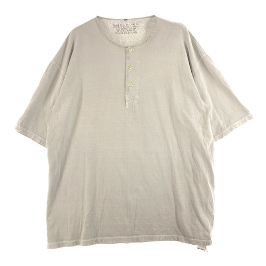 Nigel Cabourn ナイジェルケーボン 8044-00-21006 1950s HENLEY NECK T-SHIRT ヘンリーネック 半袖 Tシャツ グレー系 54【中古】