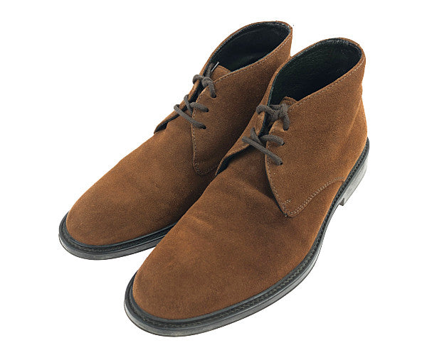 Adam et Rope' アダムエロペ GMA-001-4236-B イタリア製 カウスエード チャッカブーツ ブラウン系 41【中古】