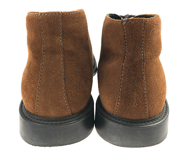 Adam et Rope' アダムエロペ GMA-001-4236-B イタリア製 カウスエード チャッカブーツ ブラウン系 41【中古】