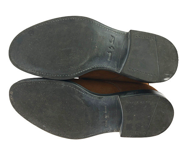 Adam et Rope' アダムエロペ GMA-001-4236-B イタリア製 カウスエード チャッカブーツ ブラウン系 41【中古】