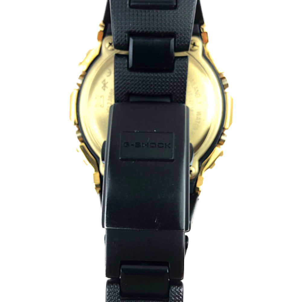 G-SHOCK ジーショック GW-B5600SGM-1JR 社外品ベゼル付き 社外品ベルト付き カスタム 黒×金系【中古】