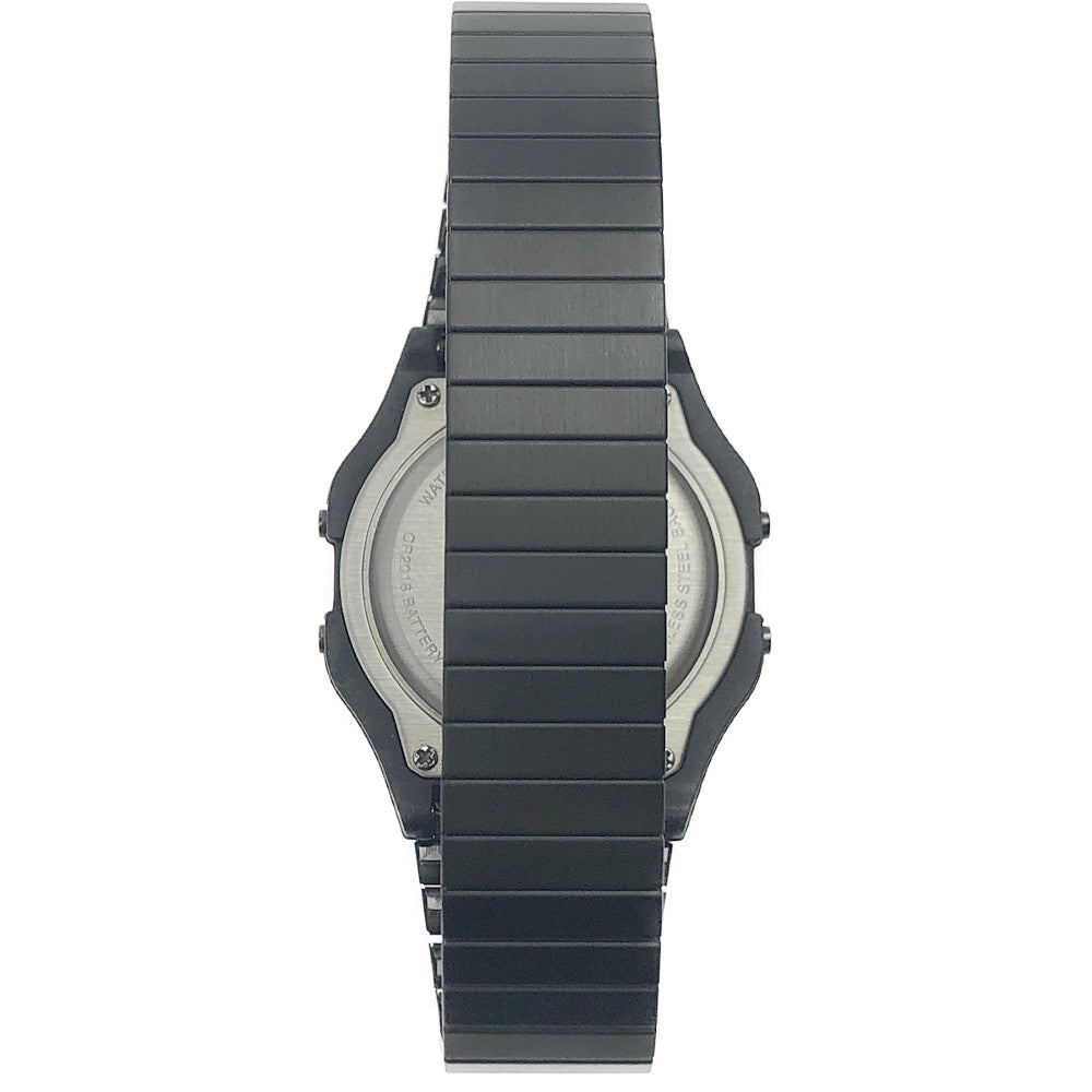 TIMEX タイメックス TW2U99000 BEAMS ステンレス デジタル ウォッチ ブラック系【中古】