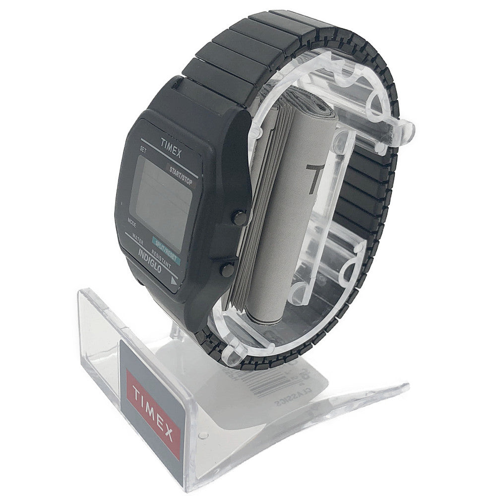 TIMEX タイメックス TW2U99000 BEAMS ステンレス デジタル ウォッチ ブラック系【中古】
