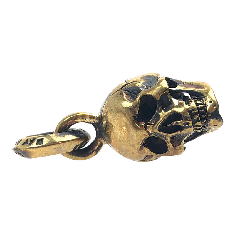 RATS ラッツ LTD-OSC-B ORIGINAL SKULL CHARM BRASS ブラス製 オリジナル スカル チャーム トップ  ゴールド系【中古】