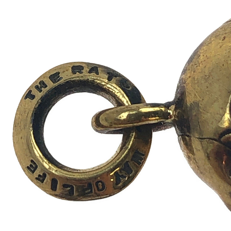 RATS ラッツ LTD-OSC-B ORIGINAL SKULL CHARM BRASS ブラス製 オリジナル スカル チャーム トップ  ゴールド系【中古】