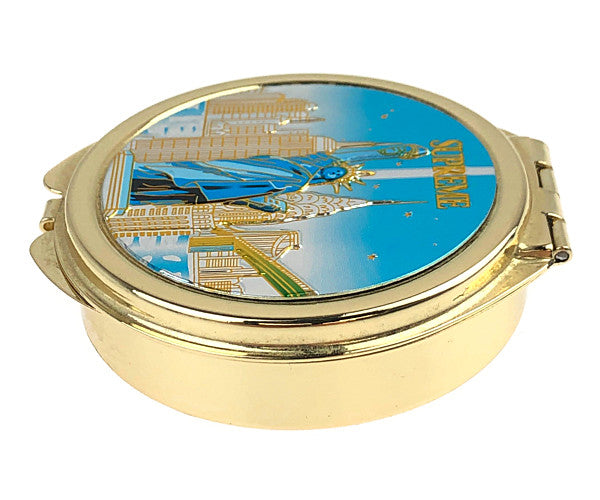 Supreme シュプリーム Newyork Pill box ニューヨーク ピル ボックス ケース ゴールド系【中古】